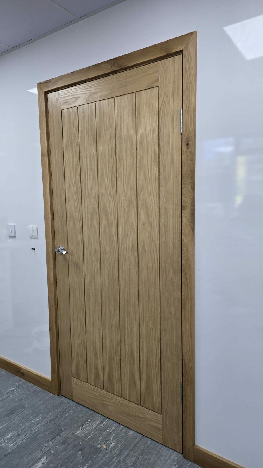 Solid wood door frame and lining 5 — fitted by MarJoinery